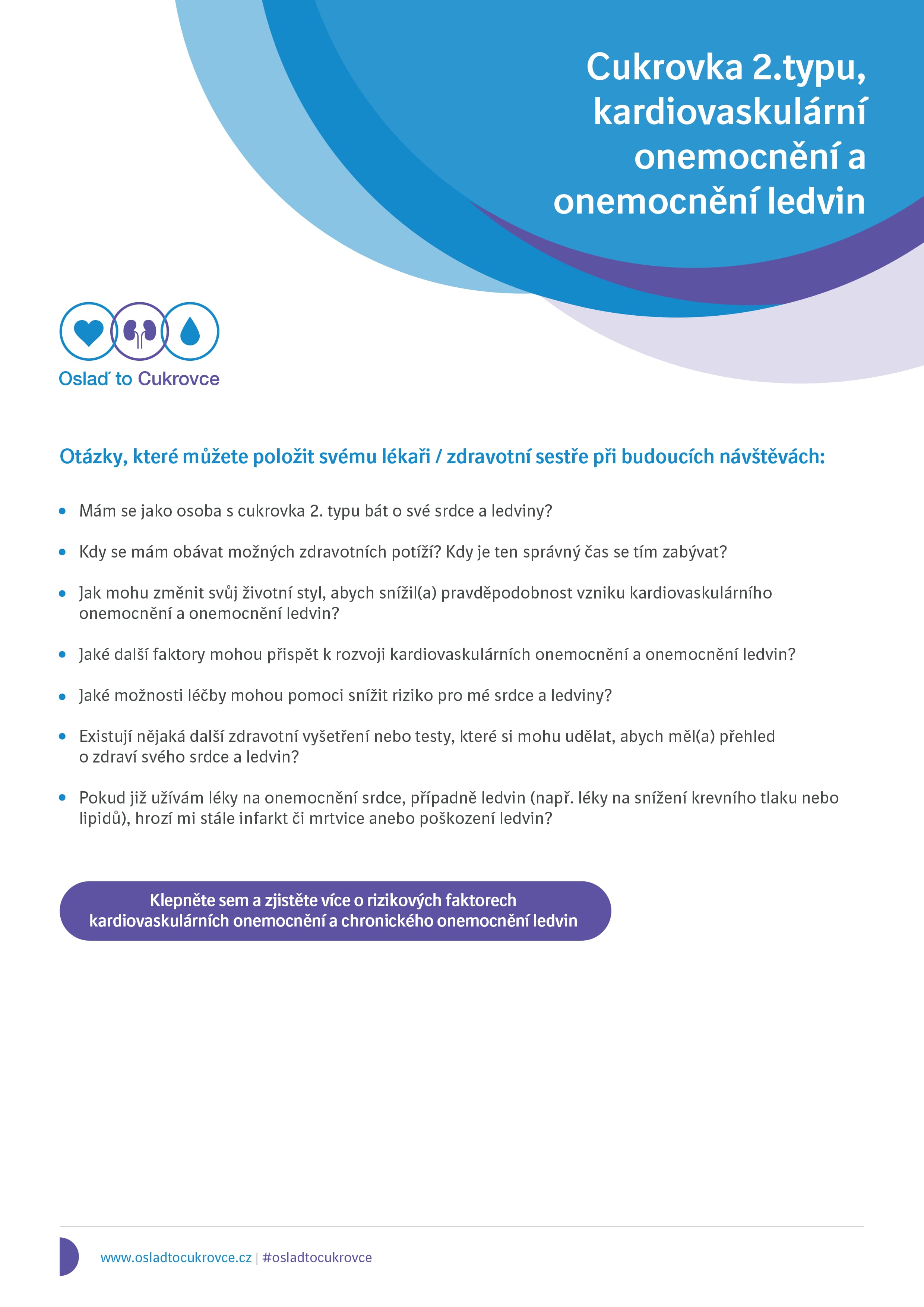 Otázky, které můžete položit svému lékaři