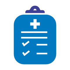 ikona kontrolního lékařského seznamu